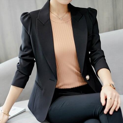 Женские деловые пиджаки BONJEAN China At AliExpress