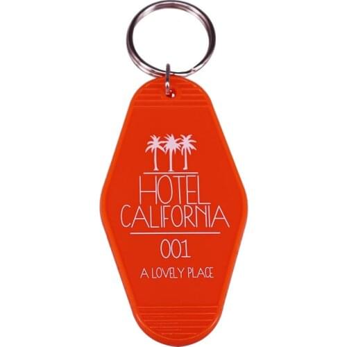 Hotels California 001 Keychain A Lovely Place Key Tag Inspired by lyrics from The Eagles' classic song
