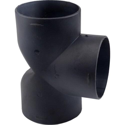 DWCX 90MM Car Ducting T Piece Outlet Connector Black Plastic Fit for Eberspacher Webasto Heater