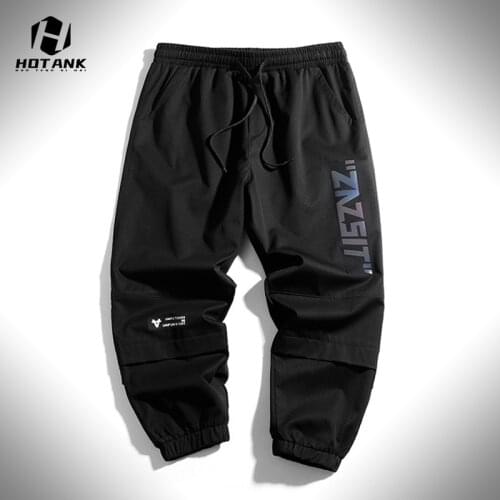 Joggers Sweatpants Men Letter Printing Casual Pants Men Fashion Loose Gym Fitness Training Trousers Harajuku Hip Hop Track Pants