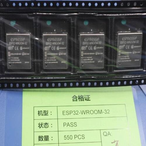 ESP32-WROOM-32 ESP-WROOM-32 ESP32S ESP-D0WDQ6 Dual Core 32Mbits 4MB SPI flash UART Mode SMD ESP32 Module Espressif Genuine