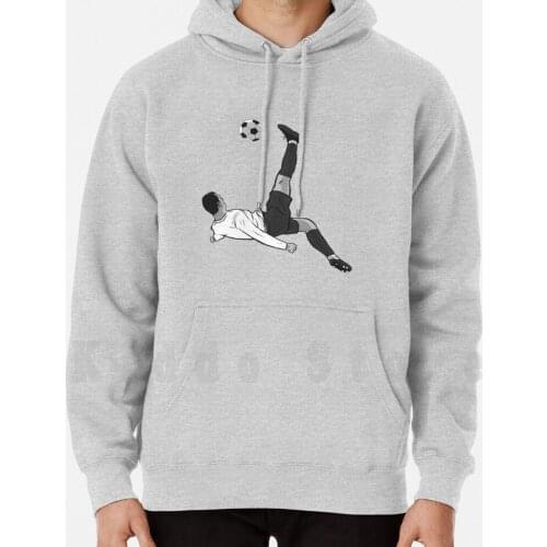 Football Flip-Flops Hoodies Long Sleeve Soccer Fallrückzieher Footballer Gate Ball Sports Striker Ideas