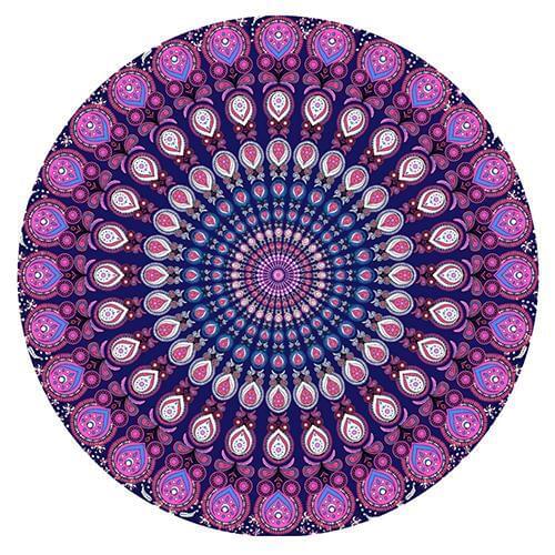 Indian Mandala Round Roundie Beach Throw Tapestry Hippy Boho Gypsy Beach Towel