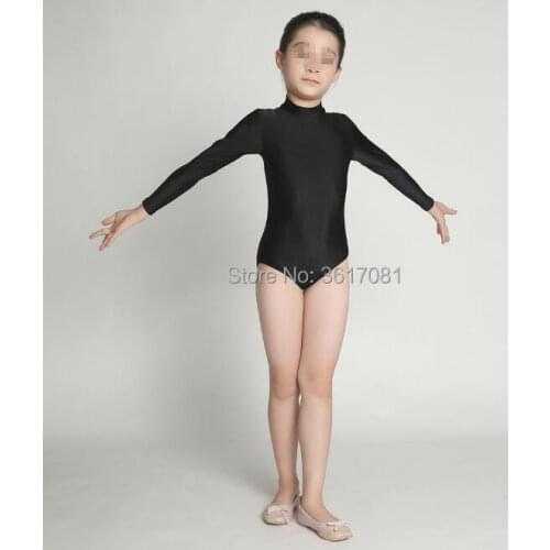 Back zipper kids adult Black Spandex Unisex Catsuit Zentai Second Skin half Bodysuit Halloween Cosplay Dance tights