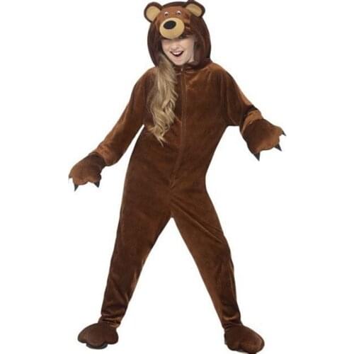 Children Boy Girl Animal Bear Costume Cosplay Party Performance Costume