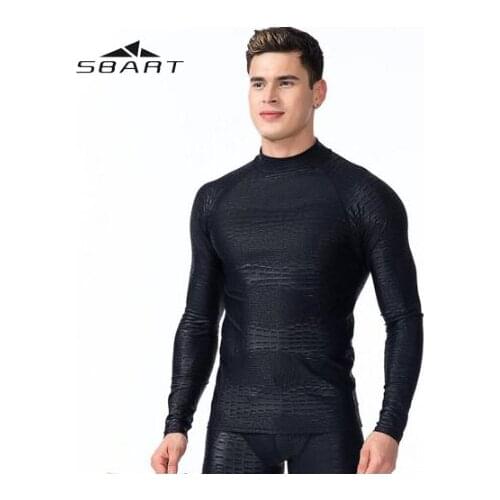 SBART 2019 Swimming Suit For Man Swimsuit Rash Guard Quick-Dry Diving Suit Snorkeling Swimming Surfing Rashguard Anti UV