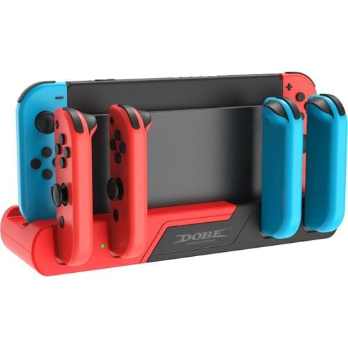 Multifunction 6 in 1 Charging Dock For Nintendo Switch Console Gamepad Charger Stand For Nintendo Switch Joypad
