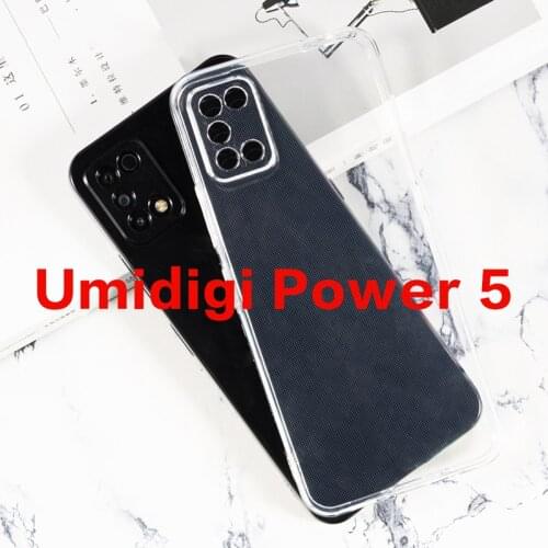 Soft Black TPU Case For UMIDIGI Power 5 Silicone Case Phone Shell Bumper Transparent Phone Case for UMIDIGI Power 5 Back Cover