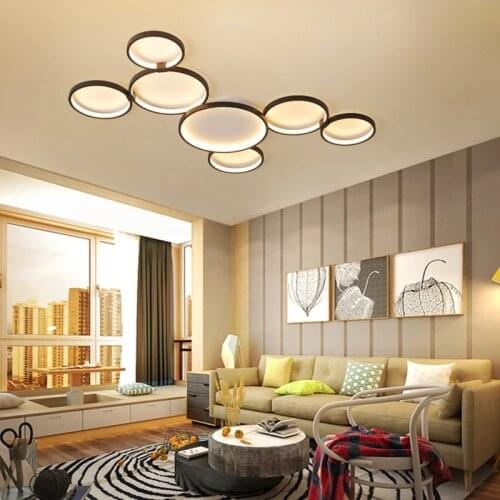New Modern led Ceiling Lights for Living Room Bedroom Dining room Study office Remote control Home Creative Ceiling Lamp fixture