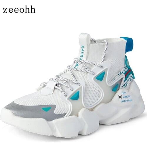 Zeeohh New high-quality mens casual shoes 2021 lead the fashion trend Zapatillas Hombre Fashion Shoes Stripe Sapato Sneakers