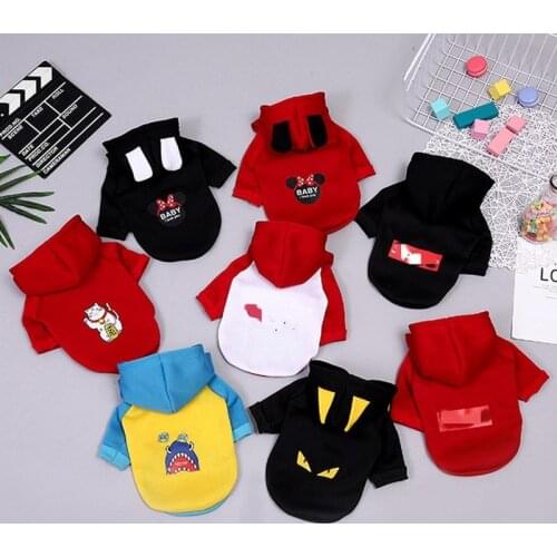 Pet Dog Clothes Winter Coat Jacket Puppy Pug Hoodie Bulldog Clothing Poodle Schnauzer Pet Costume Winter Dog Costume Outfit