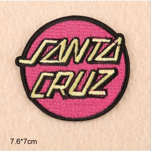 Santa Cruz Iron On Patches Embroidered Clothes Patch For Clothing Clothes Stickers Garment Apparel Accessories