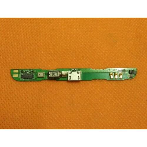 Used Original USB Plug Charge Board with Microphone For POMP C6 MTK6589T Quad Core 5.5" FHD 1920x1080 Free shipping