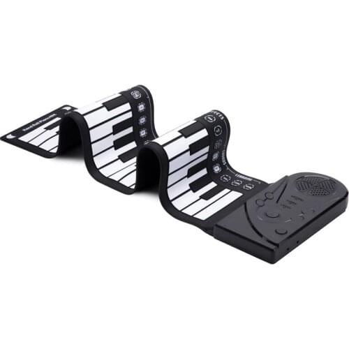 Beginner Portable Accordion Supporting Silicone ChildrenS Beginner Folding Electronic Organ Student 49-Key Accordion