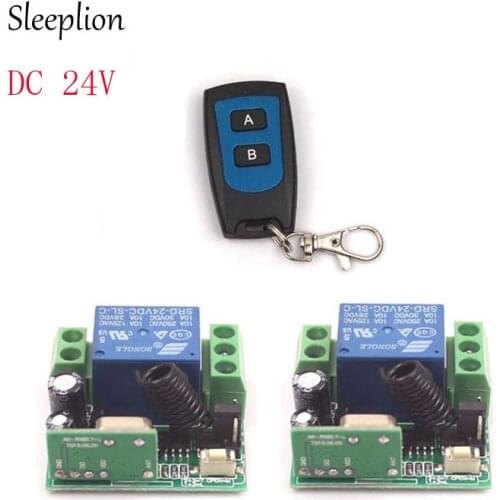 Sleeplion 24V 1 CH 1CH RF Wireless Remote Control Switch System 315/433 MHz 1/2/3 Transmitter + Receiver