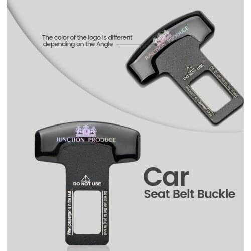 1/2PCS Car JP Junction Produce Emblem Safety Buckle Plug Clip Seat Belt Card Buckle For Nissan Honda BMW Audi Toyota KIA Suzuki
