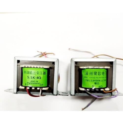 2PCS 6P1 6P14 Single end 5.5K output transformer 4 Europe and Europe 8 copper Inductance resistance pairing
