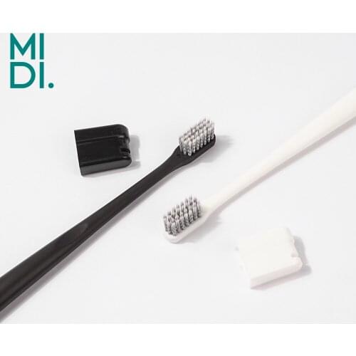 2Pcs/Set Adult Travel Home Soft Toothbrush Environmental Ultra-fine Soft Health Tooth brush For Oral Care Teeth Cleaning