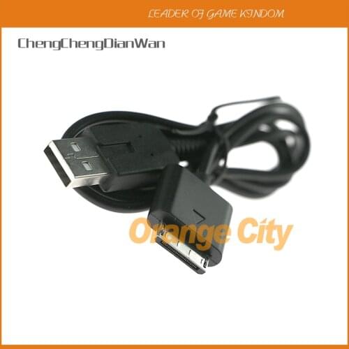 ChengChengDianWan High Quality 2 IN 1 USB Data Charger Cable 1m Transfer Charging Cord Line For PSP GO