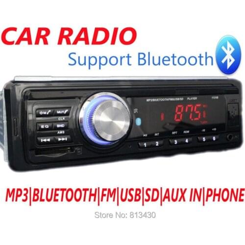 2014 New Arrival!car radio,car stereo 12V mp3 player,car audio, Support Bluetooth/SD Card/USB Port/AUX IN/PHONE/1 Din in dash