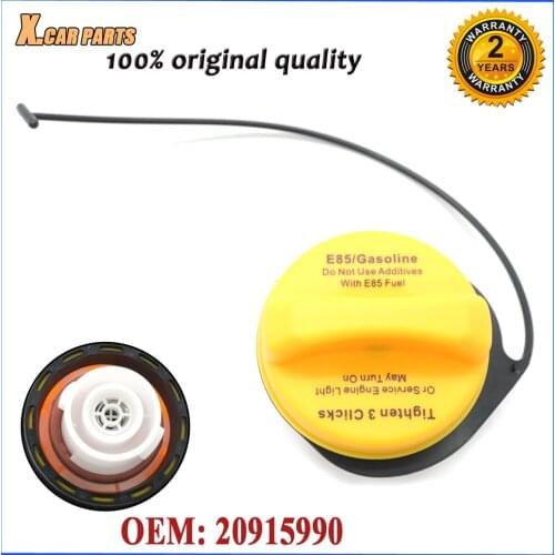 Car Fuel Tank Gas Filler Cap Covers Tethered Assembly 20915990 For Cadillac Escalade ESV Chevrolet Silverado Tahoe GMC Sierra