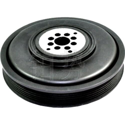 Car V-belt pulley 2011-pub licT oua regP hae ton Aud iA4 /Av ant Crankshaft pulley Transition pulley Torsional shock absorber