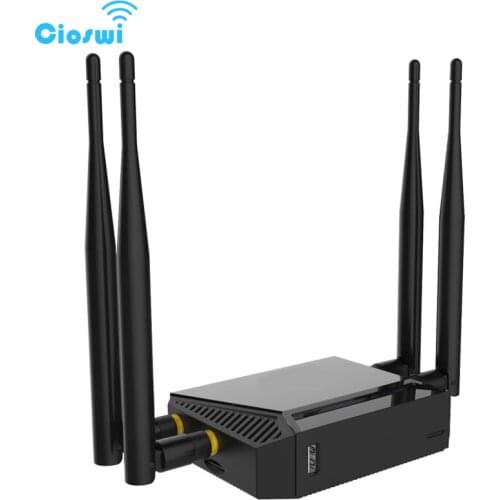 Cioswi 3G 4G Wifi Router Modem With SIM Card Slot Support Network Card 1200 Mbps Router Wifi With 4*5dBi Antenna Wifi Router