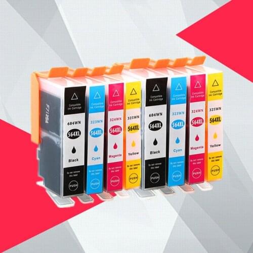 For hp564 Compatible ink cartridge 564XL for HP Photosmart 5510 5514 5515 5520 6510 B109a B110a B209a 7510 C310a 3070A 3520 4620