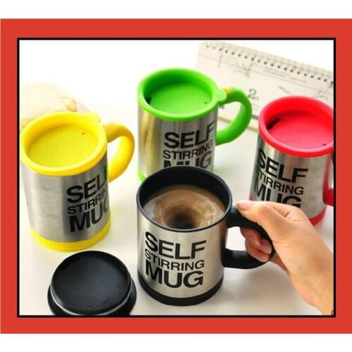 400ml Mugs Automatic Electric Lazy Self Stirring Mug Cup Coffee Milk Mixing Mug Smart Stainless Steel Juice Mix Cup Drinkware