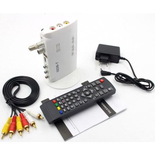 ISDB-T Digital Terrestrial Converter TV Stick Receiver 1080P TV BOX for any ISDB-T countries RCA Cable