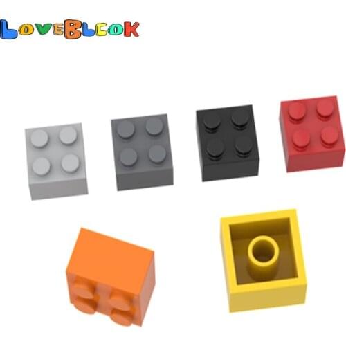 LoveBlock Brick 2x2 Building Blocks Assembles MOC Parts DIY Toys Christmas Gift Creative Educational 3003 For Kids 10pcs/Lot