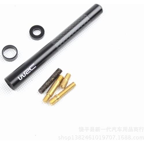 FIT FOR Peugeot 206 207 307 308 408 508 2008 3008 WRC WOLF Metal And Carbon Fiber Short Antenna Radio Antenna