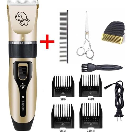 Rechargeable Low-Noise Pet Hair Clipper Remover Cutter Grooming Cat Dog Hair Trimmer Electrical Pets Hair Cut Machine