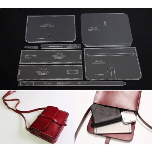 YKL-99 Shoulder Bag Acrylic Template Leather Pattern Acrylic Leather Pattern Leather Templates for Bags