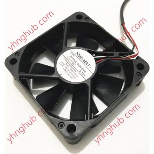 NMB-MAT 2406GL-04W-B49 T15 DC 12V 0.15A 60x60x15mm Server Cooling Fan