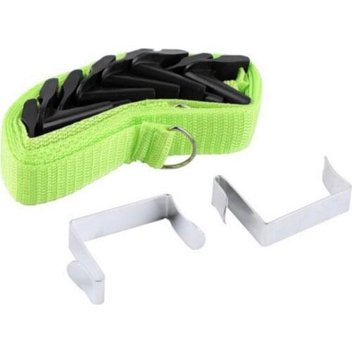 Adjustable Hanging Hook Rack Rope Door Hanger Clothes Bag Hat Storage String