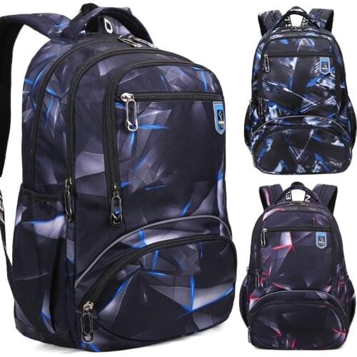 High School Students Schoolbag Printing School Bags for Teenager Boys Large Capacity Men Laptop Backpack Kids Computer Bag 2021