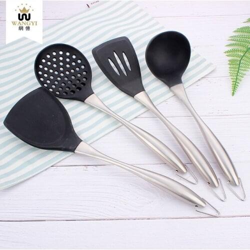 Silicone spatula set non-stick cookware set tableware heat-resistant BPA non-toxic spatula
