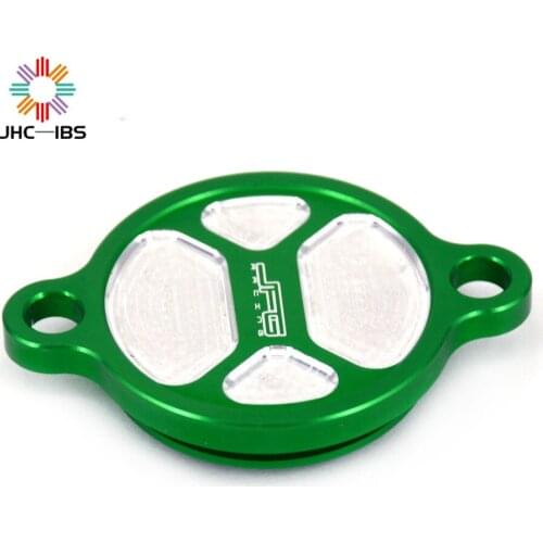 Motorcycle CNC Billet Engine Oil Filter Cap Cover Plug For Kawasaki KX450F KX450 KX 450F KX 450 F 2016 2017 16-18 2016-2018