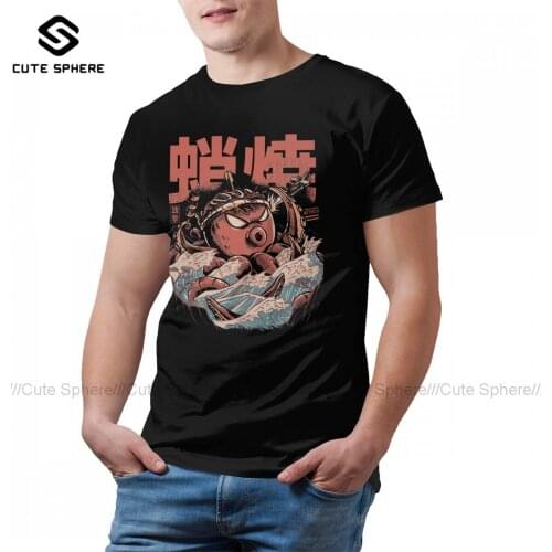 Kanji T-Shirt Streetwear Cute 100 Cotton T Shirt Print Short Sleeves Tshirt Male Oversized