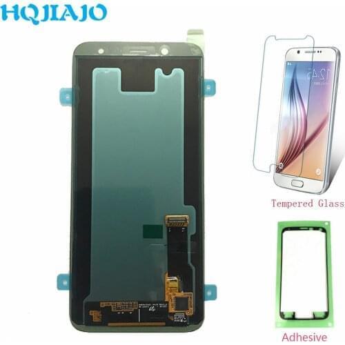 5pieces/lot LCD Screen For Samsung J6 J600F LCD Display Touch Screen Digitizer Assembly For Samsung Galaxy J600 Super Amoled J6