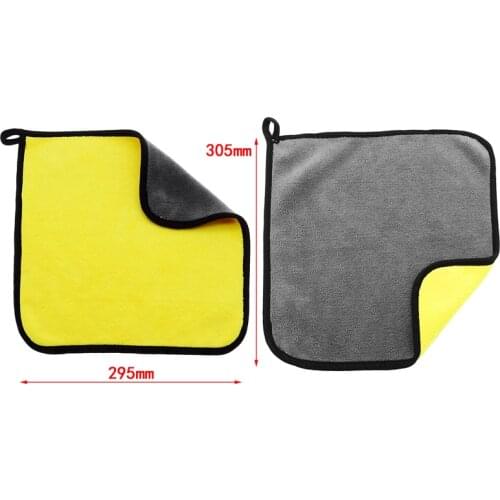 1Pc Universal 30*30cm Extra Soft Car Cleaning Drying Towel Car Wash Microfiber Towel Car Care Cloth Detailing Car Wash Towel