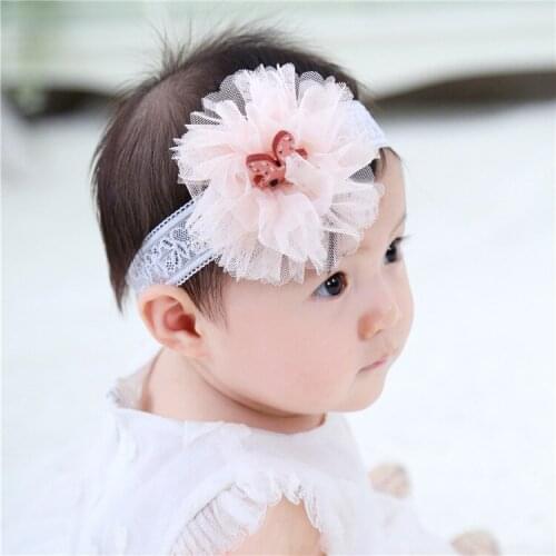 10pcs Wholesale Handmade Cotton Rabbit cartoon Veil Flower Crown Hair Accessories Girls Headband Hair Band Hair Ties Turban
