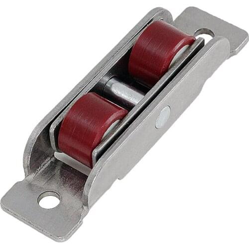 4pcs Stainless steel door window pulley sliding door Roller silent Nylon Caster Wheel Balcony Bathroom Hardware Accessories