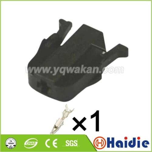 5sets VW 1pin Auto plastic plug electric sensor unsealed connector 1-929587-1
