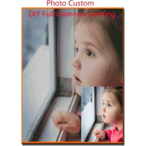 DIY Diamond Painting! Private custom Photo Custom Make Your Own Diamond Painting Full Square Drill Diamond Embroidery A005
