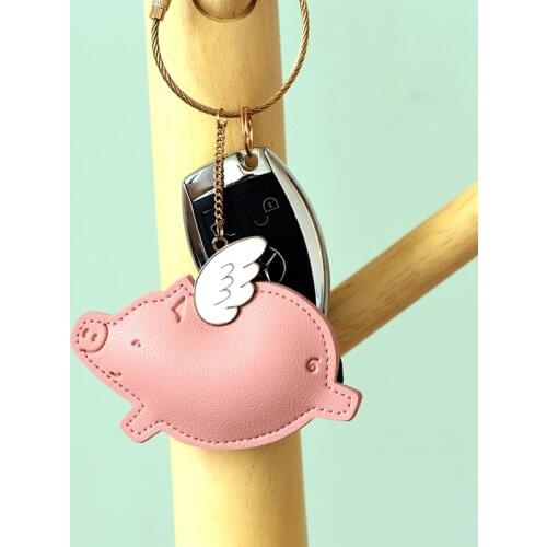 New PU Leather Dinosaur Whale Unicorn Elephant Bear Keychain For Car KeyRing Women Key Holder Girls Charm Bag Couple Pendant