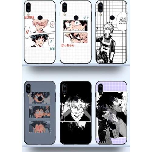 My Hero Academia Anime Phone Case For Xiaomi Redmi note 7 8 9 t max3 s 10 pro lite funda shell coque cover