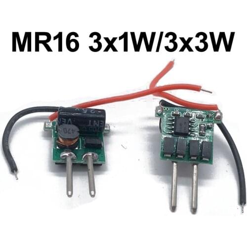 10pcs 3X3W 3X1W LED MR16 driver, 3*3W transformer power supply power for 3pcs 3W 1WLED high power lamp