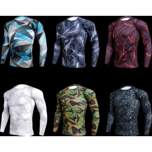 Running T-Shirt Men Long Sleeve Quick-Drying And Breathable Sports Active Wear for Gym Clothing Workout Shirt Male